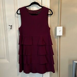 Theory tiered mini dress size M